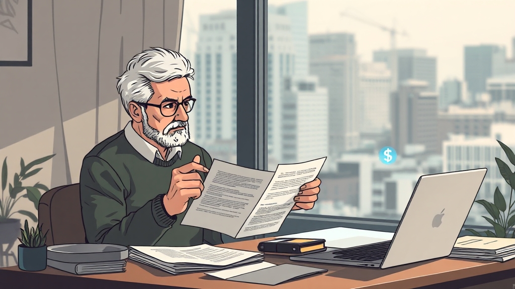 조기수령, 무엇을 의미할까요? (illustration 스타일)