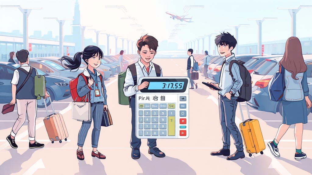 주차 연장 요금 정책 & 계산법 (illustration 스타일)