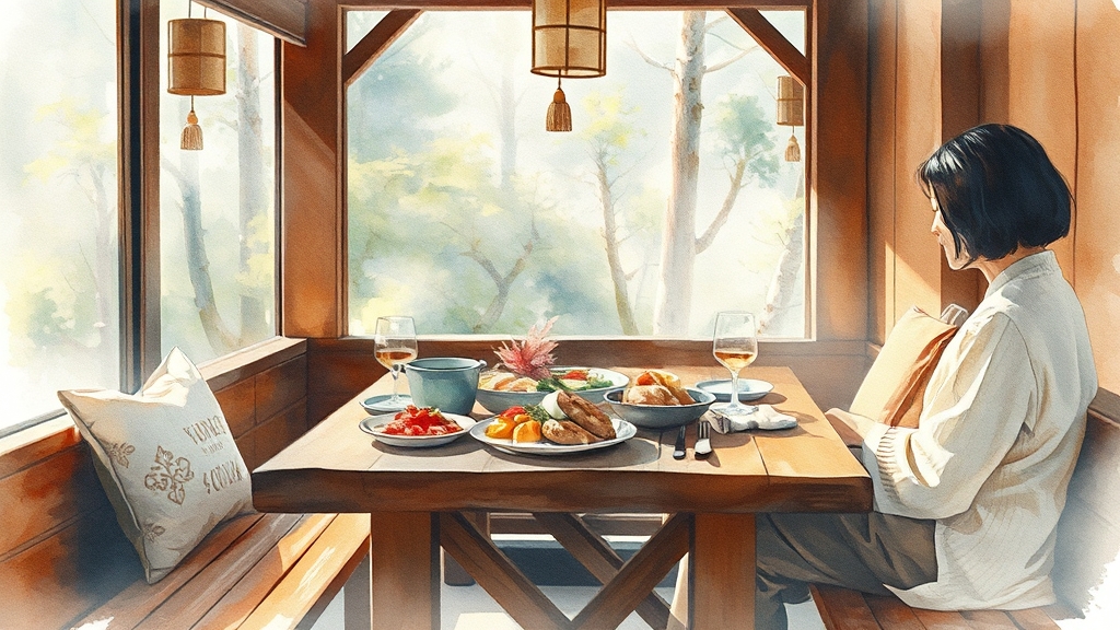 서울숲 소와나: 아늑한 분위기의 가성비 오마카세 (watercolor 스타일)