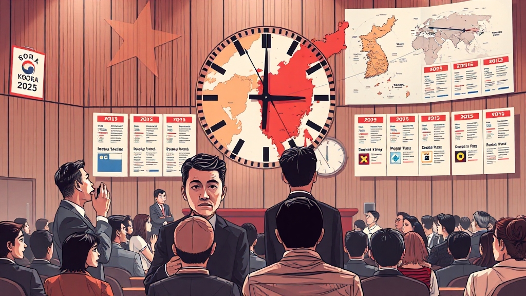 21대 대선 TV토론 일정 (illustration 스타일)