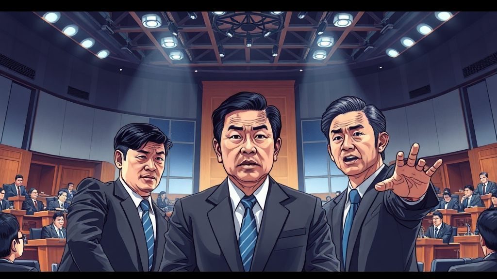 TV토론 초청 기준 및 과정 (illustration 스타일)