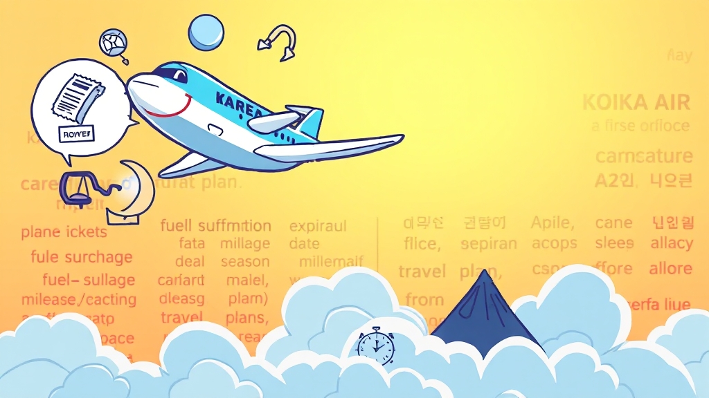마일리지 사용 시 주의해야 할 제한 사항: 꼼꼼하게 확인해야 할 것들 (cartoon 스타일)